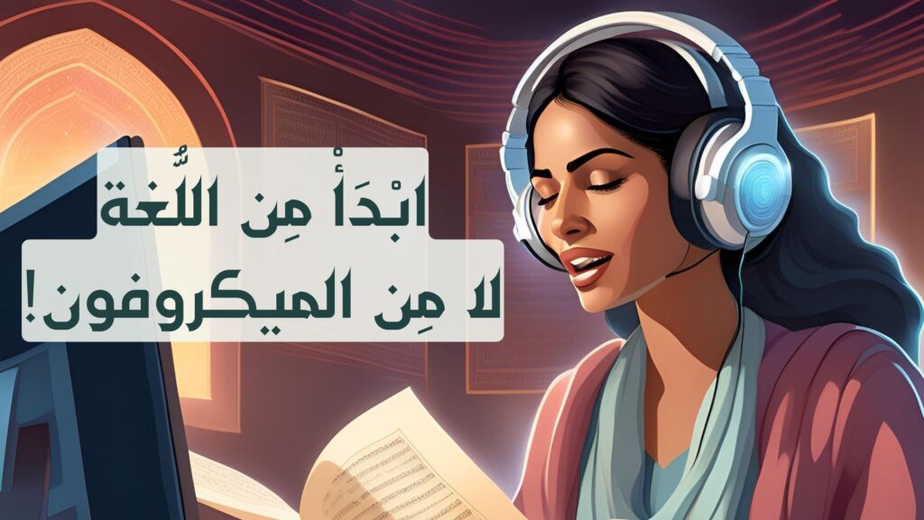 ابدأ من النحو لا من الميكروفون!