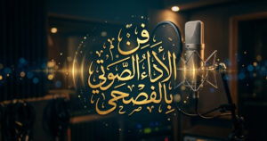 فنُّ الأداءِ الصَّوتيِّ بالفصحى: دليلكَ الشَاملُ للأداءِ، والتَّسجيل، والتَّسويق