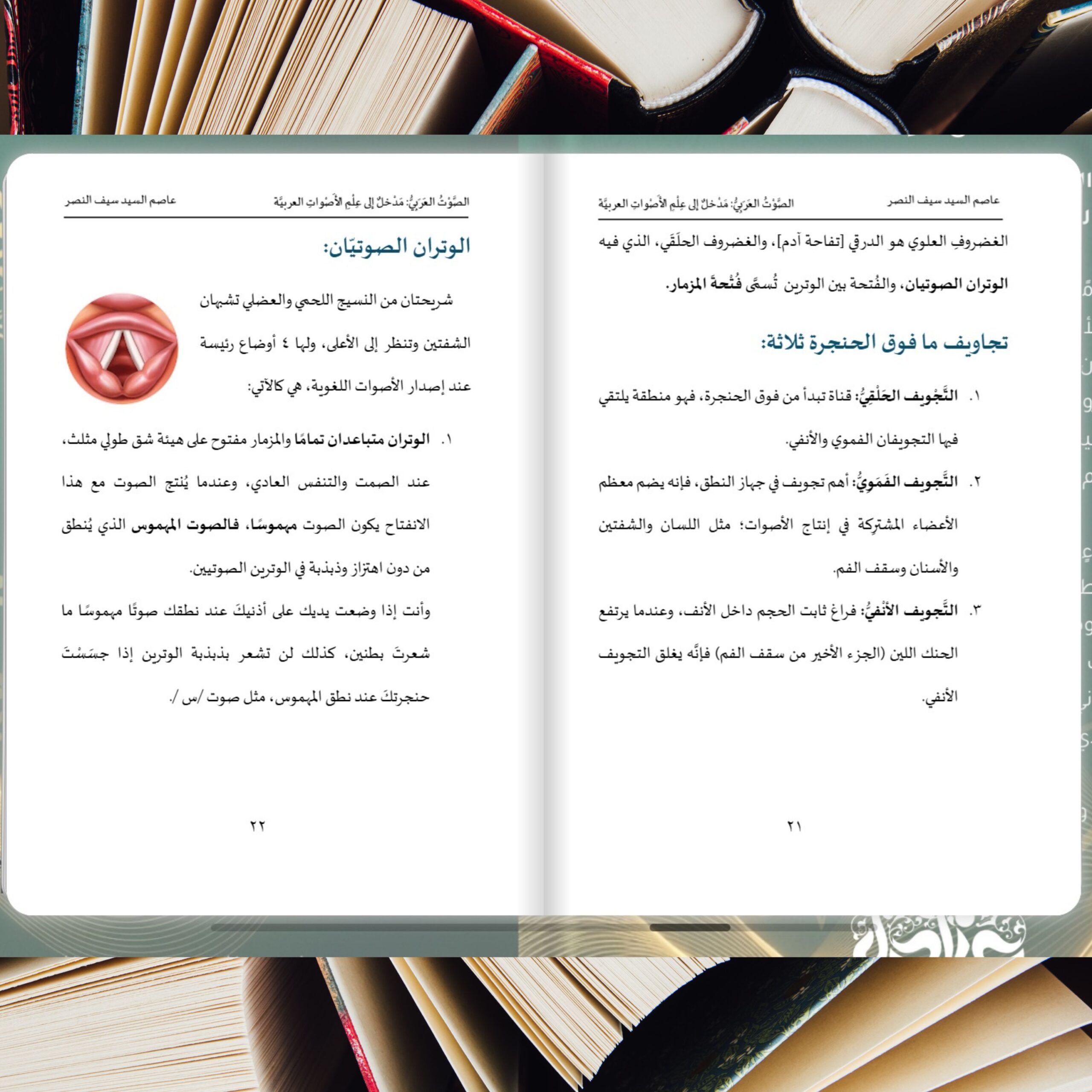 صورة من كتاب الصوت العربي